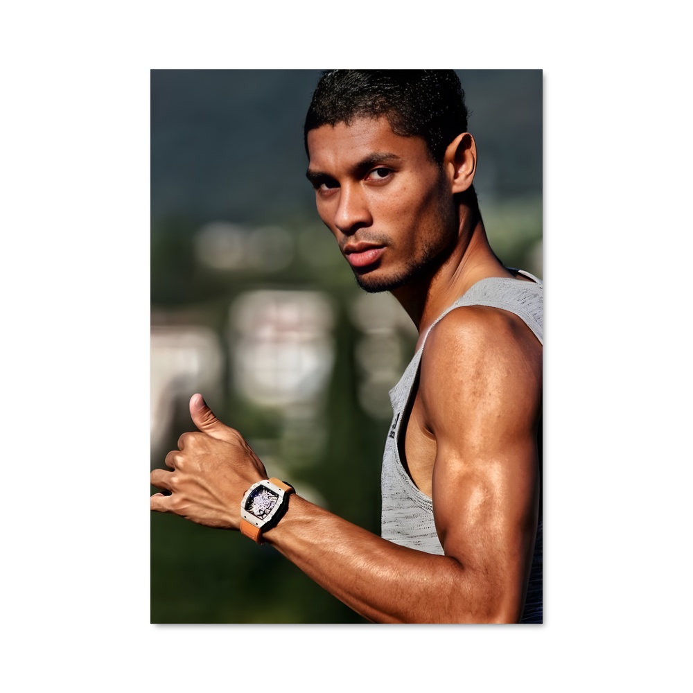 Poster Wayde de van – affiche Athlétisme